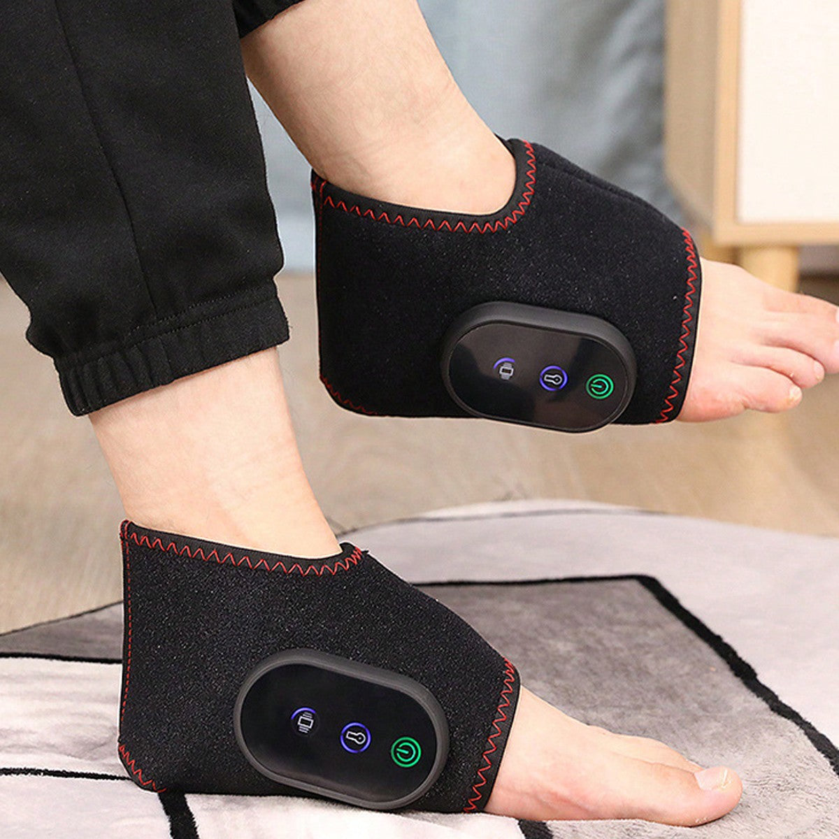 FootMassager: Oppladbar Trådløs Ankel- Og Fotmassasjeapparat