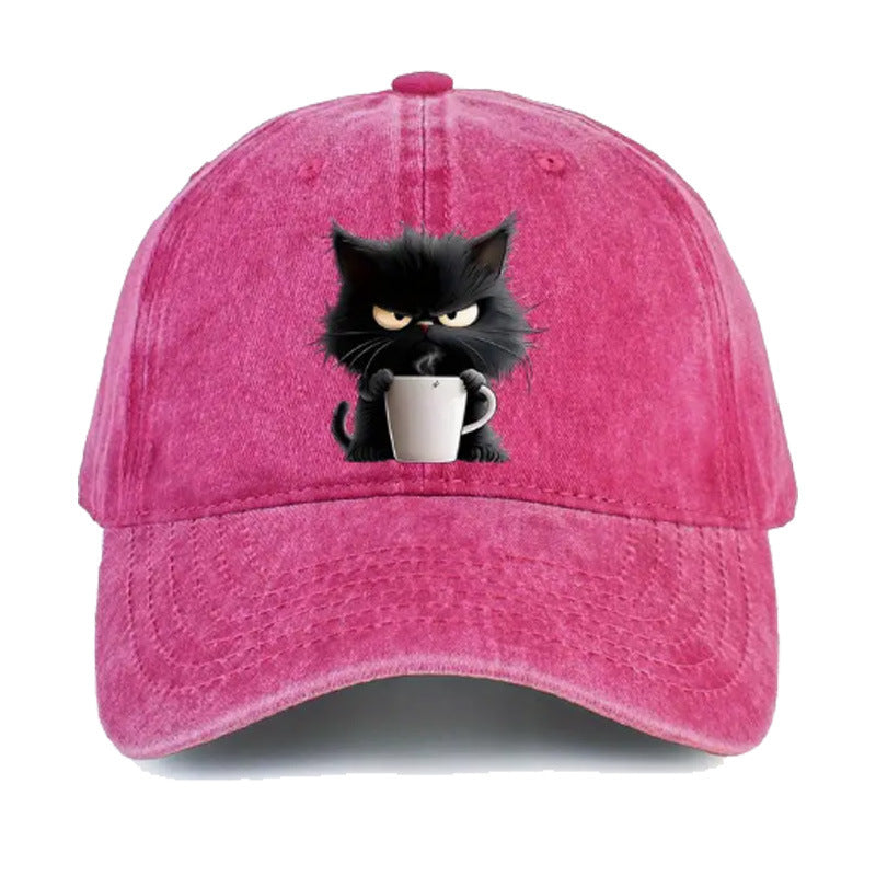 Icone™ CatCap 1+1 GRATIS: Stilfull Tilfeldig Svart Baseball Leken Katte-caps Design