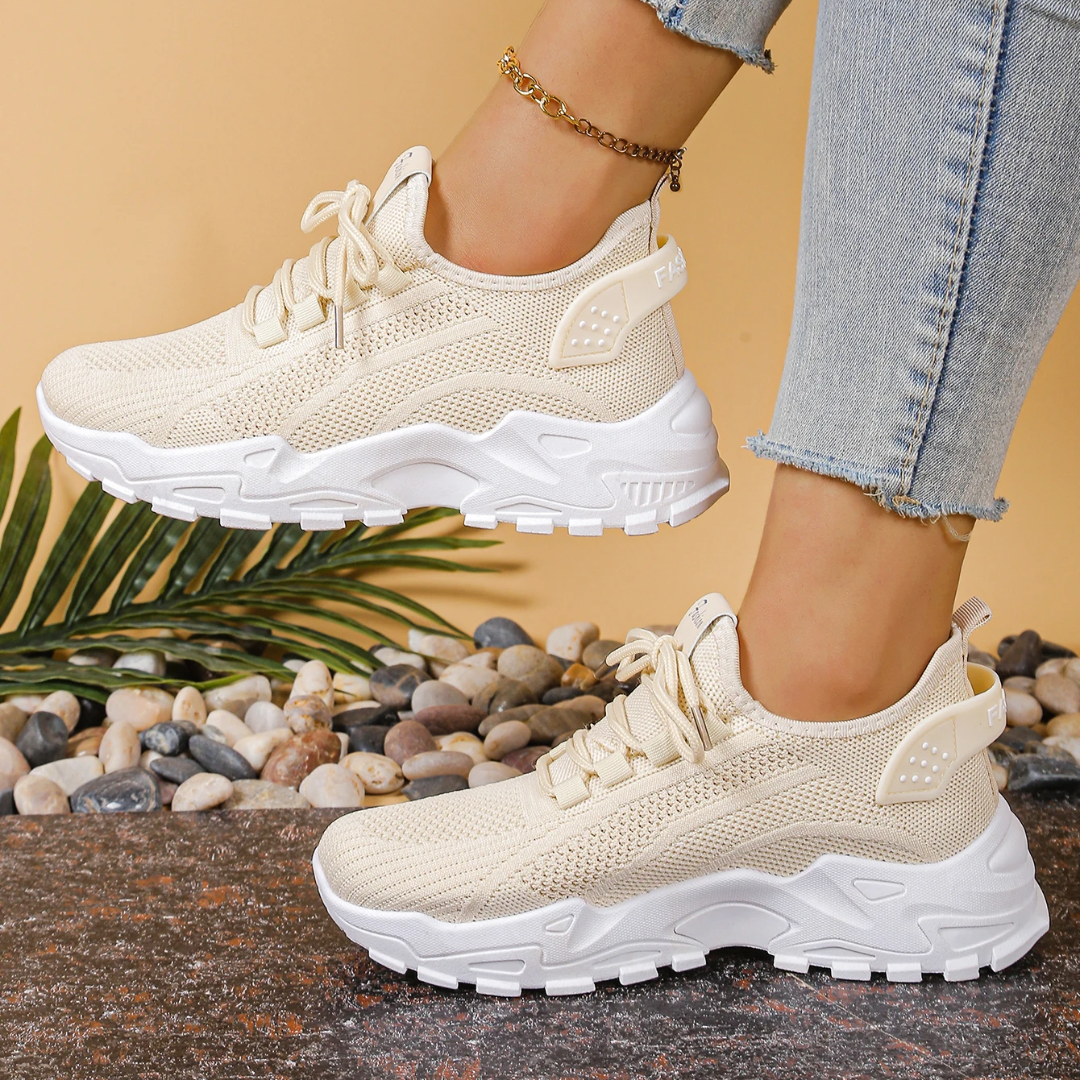 Happy™ BreathableSneakers: Dame Mesh Sports Pustende Joggesko
