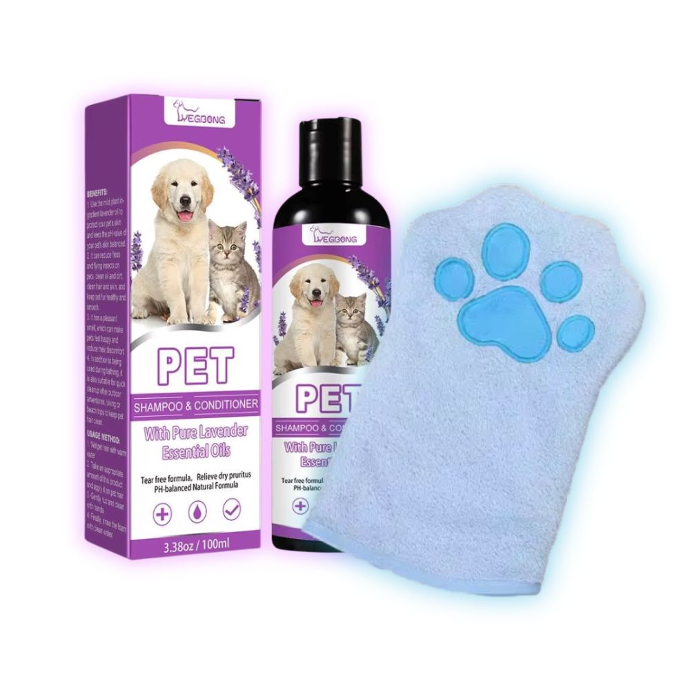DogCatFri™ FreshPaws: Raskt Tørkende Friske Kjæledyrpoter Rengjørings- og Pleiesett