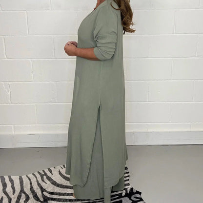 Icone™ MatchSet: Afslappet Stilfuld To-Delt Outfit Match Sæt