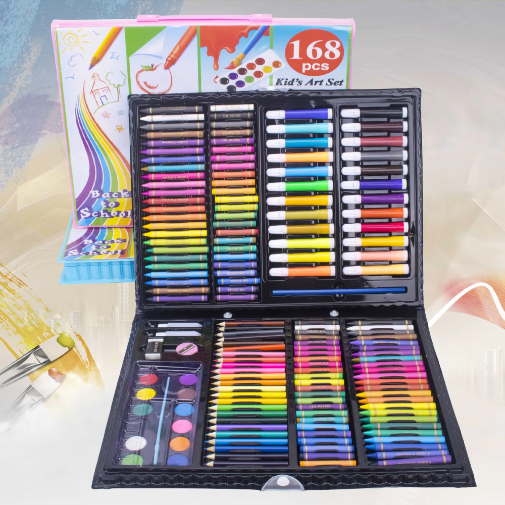 Kletshuts™ ColoringSet: Fantastisk Bærbart Fargeleggingssett for Barn