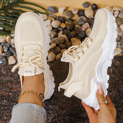 Happy™ BreathableSneakers: Kvinders Mesh Sports Åndbare Sneakers
