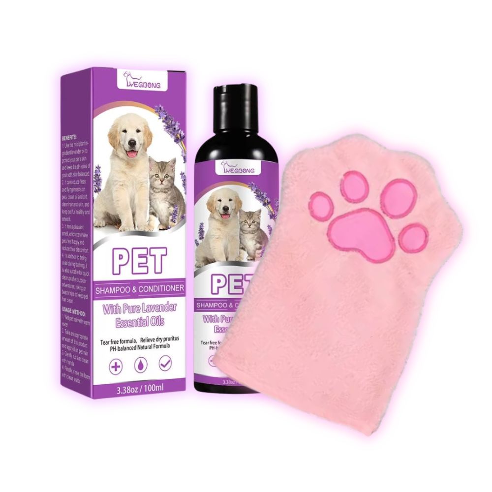 DogCatFri™ FreshPaws: Raskt Tørkende Friske Kjæledyrpoter Rengjørings- og Pleiesett
