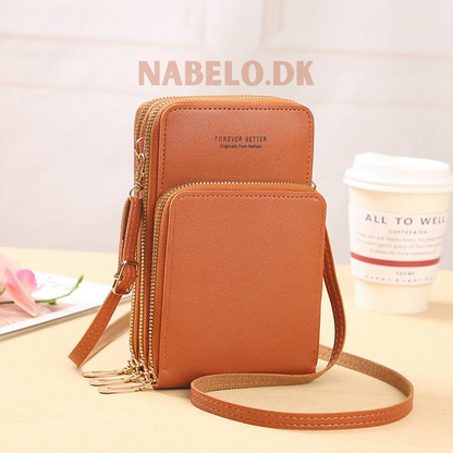 Icone™ PetiteBag - Mini Skinn Crossbody Budbringerveske
