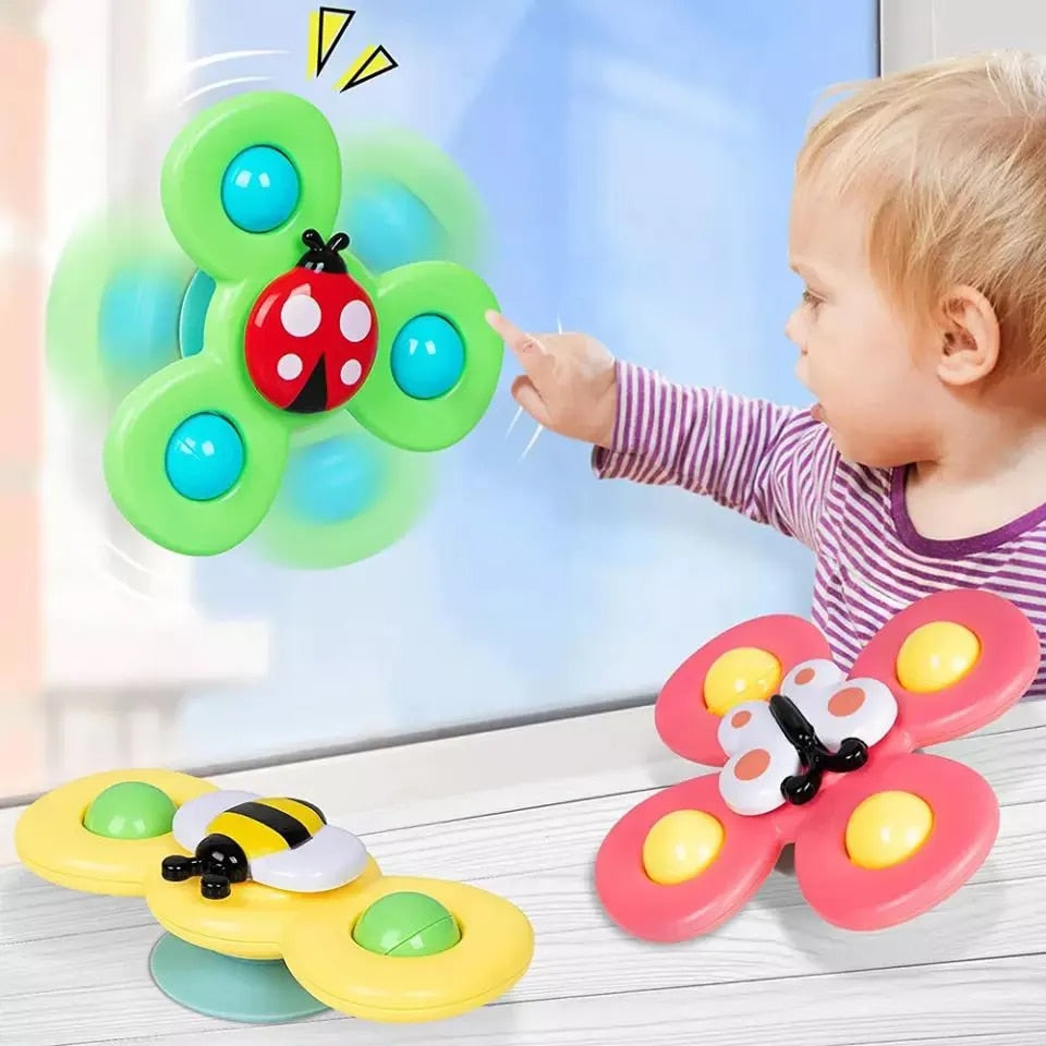 Kletshuts™ SpinnerToy – Mykt Sanseleke Med Sugefunksjon