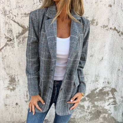 Icone™ LapelBlazer: Kvinders Stilfulde Afslappet Revers Blazer