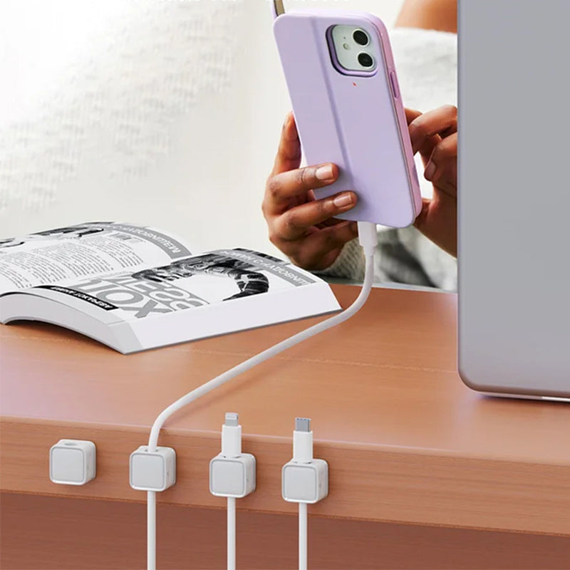GlideHold® CordOrganizer - Magnetisk Ledningsholder og Organisator
