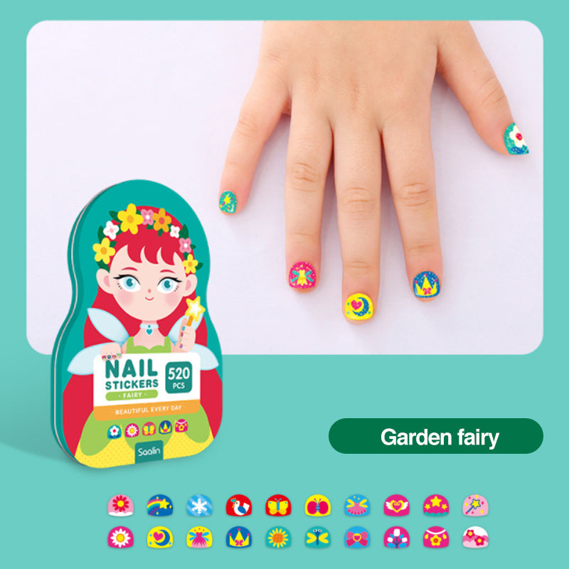 Kletshuts™ NailStickers: Barne-neglekunst Klistremerker Dekorasjonssett