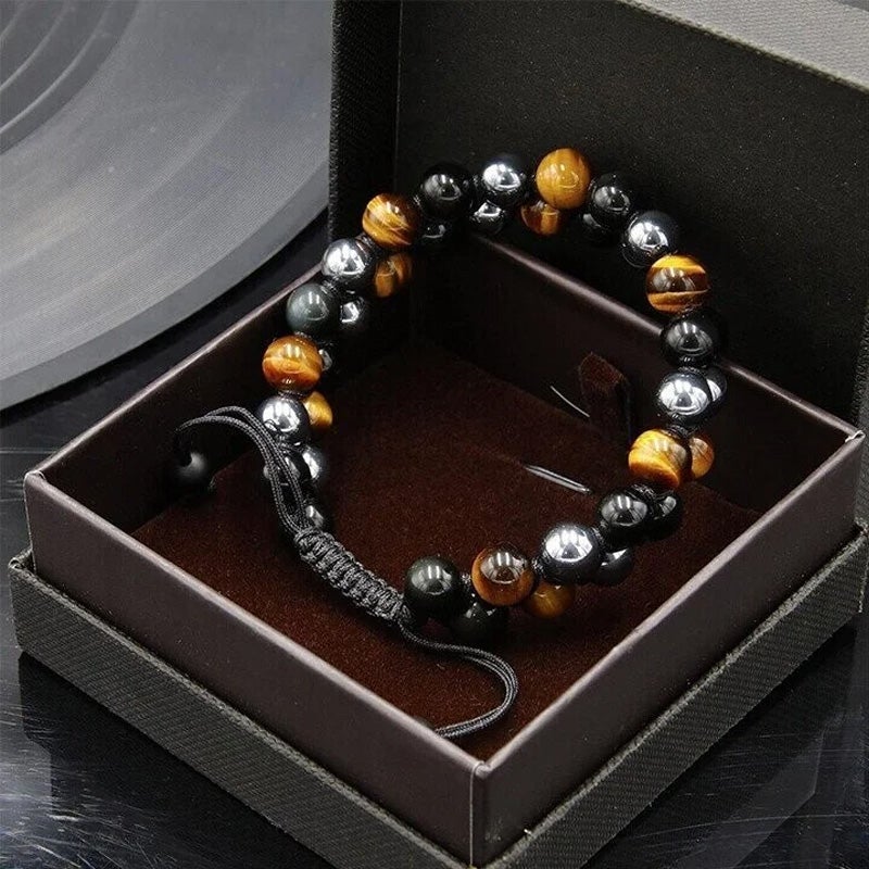 Jewelance™ ProtectionBracelet 1+1 GRATIS: Dobbeltlag Tigerøye Beskyttelsesarmbånd