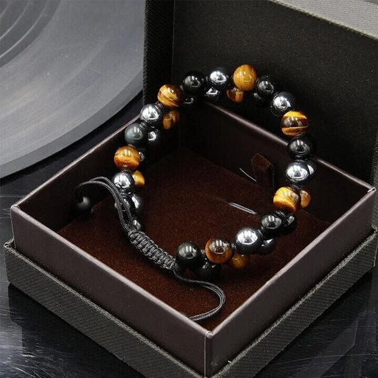 Jewelance™ ProtectionBracelet 1+1 GRATIS: Dobbeltlag Tigerøye Beskyttelsesarmbånd