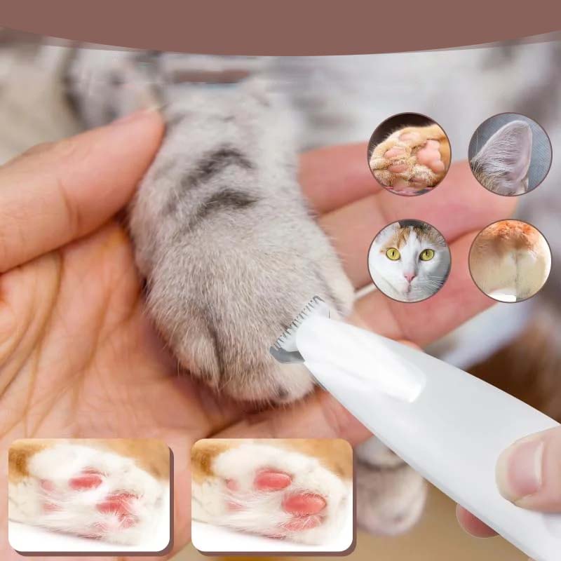 DogCatFri™ PetTrimmer: Kjæledyr Hår Trimmer Med LED-Lys