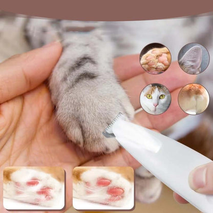 DogCatFri™ PetTrimmer: Kjæledyr Hår Trimmer Med LED-Lys