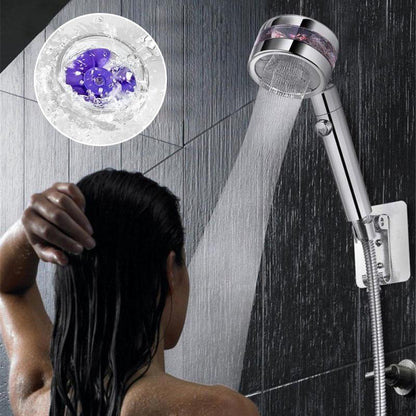 Borhe® SpinShower: 360° Roterende Høytrykks Dusjhode