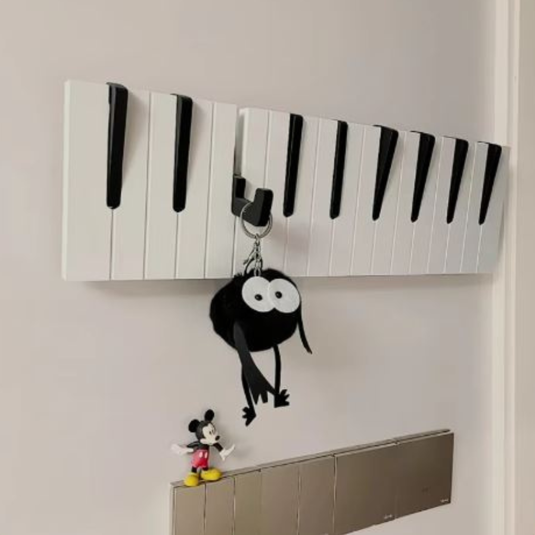 GlideHold® Piano Rack: Pianotangenter klesstativ i tre