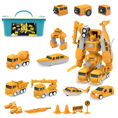 Kletshuts™ RobotBuilder – Magnetisk Transformerende Robot Bygger Og Kreativt Lærings Sæt