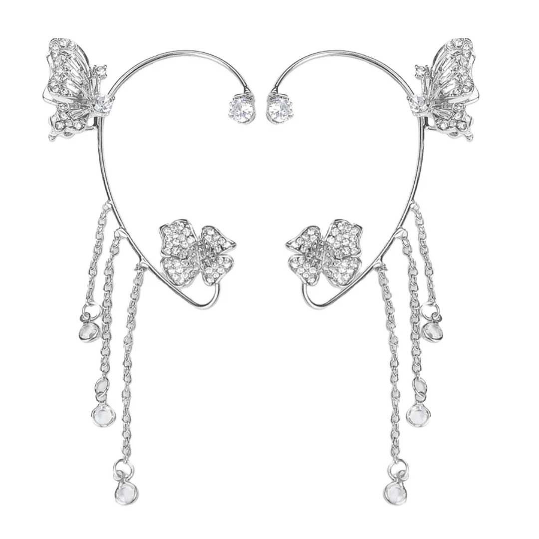 Jewelance™ EarCuffs 1+1 GRATIS: Luksus Mote Sommerfugl Zircon Dusk Øre Mansjetter