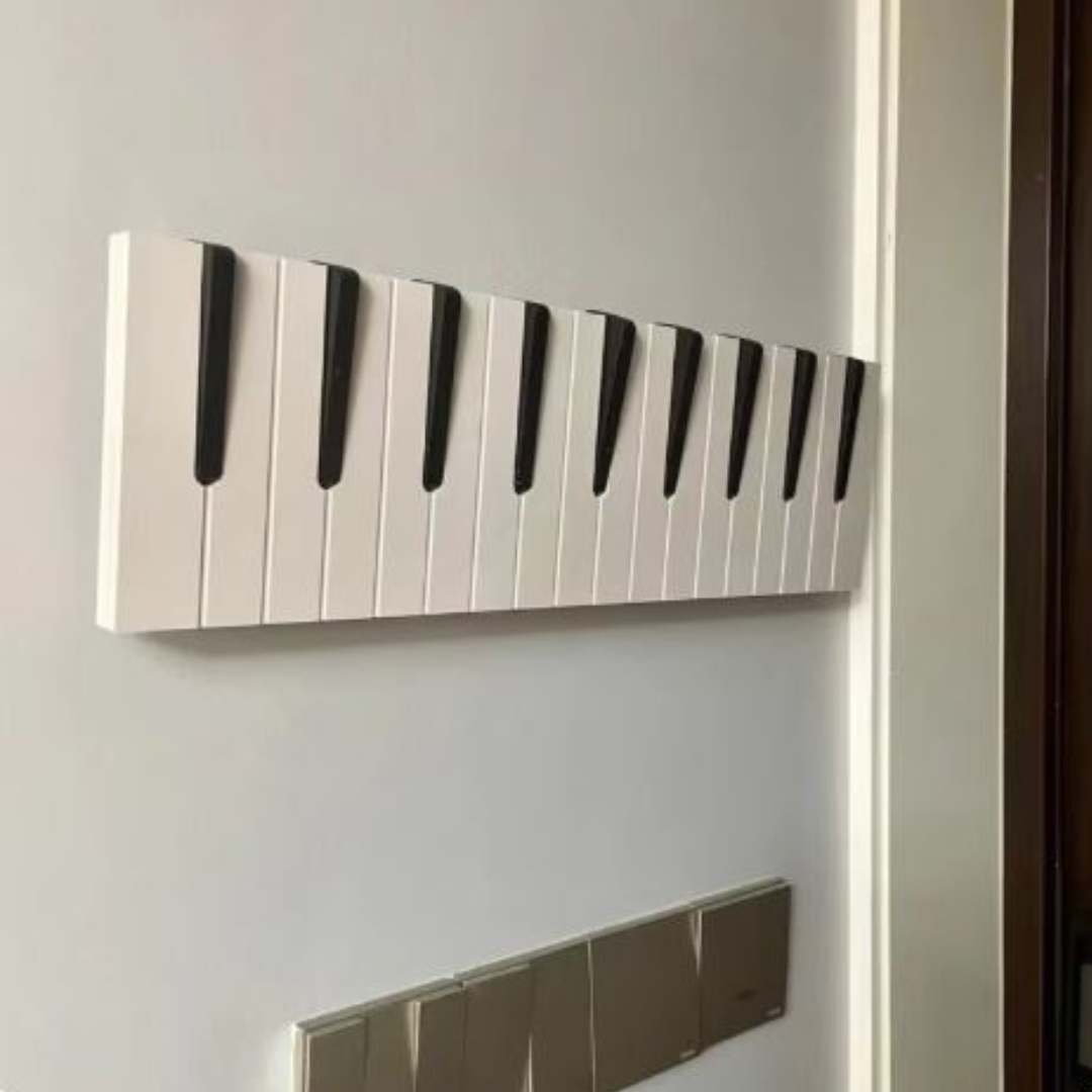 GlideHold® Piano Rack: Pianotangenter klesstativ i tre