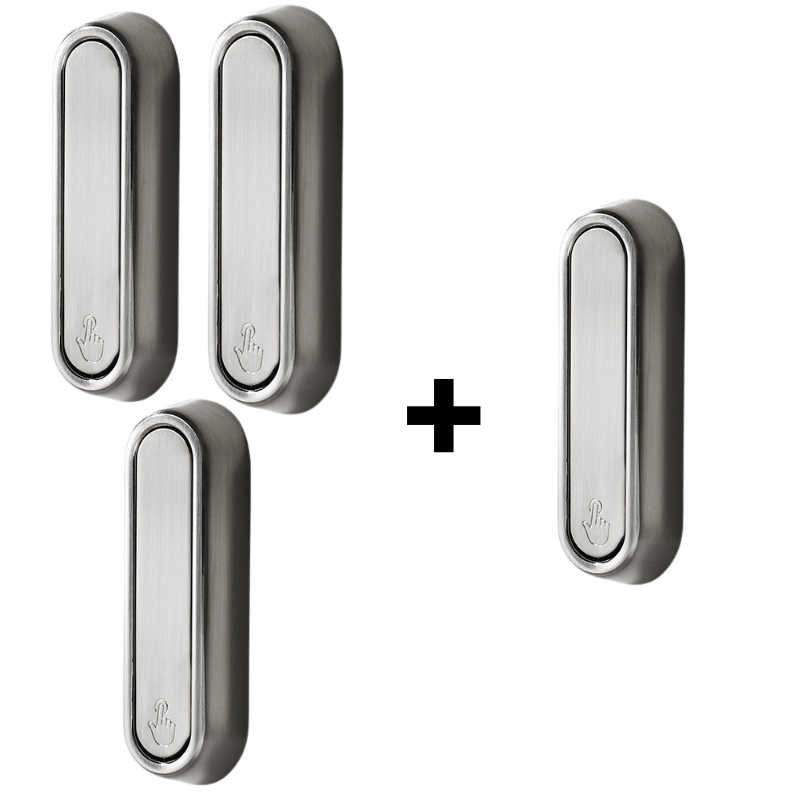 GlideHold® FoldingHooks: Rektangel Sammenleggbar Frakk- og Kleskroker