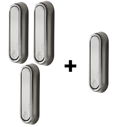 GlideHold® FoldingHooks: Rektangel Sammenleggbar Frakk- og Kleskroker
