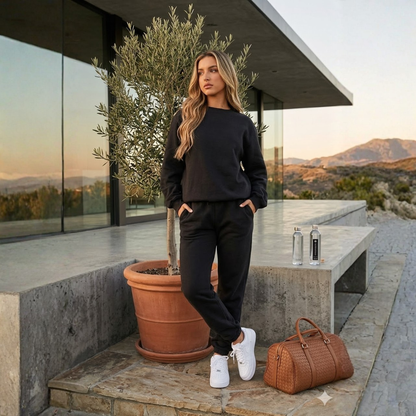 Icone™ ComfyChic: Præmie Comfy Chic Bred-Ben Bukser 3-Stykke Sæt