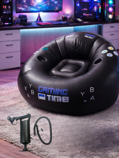 InflatableSeat: Enkel Oppbevaring Koselig Bærbar Gaming Oppblåsbar Stol