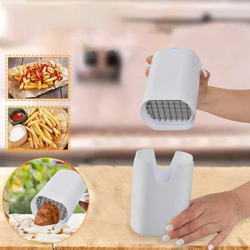 Globetrek° VeggieChopper: Rustfritt Stål Frukt- Og Grønnsaks Multihakker