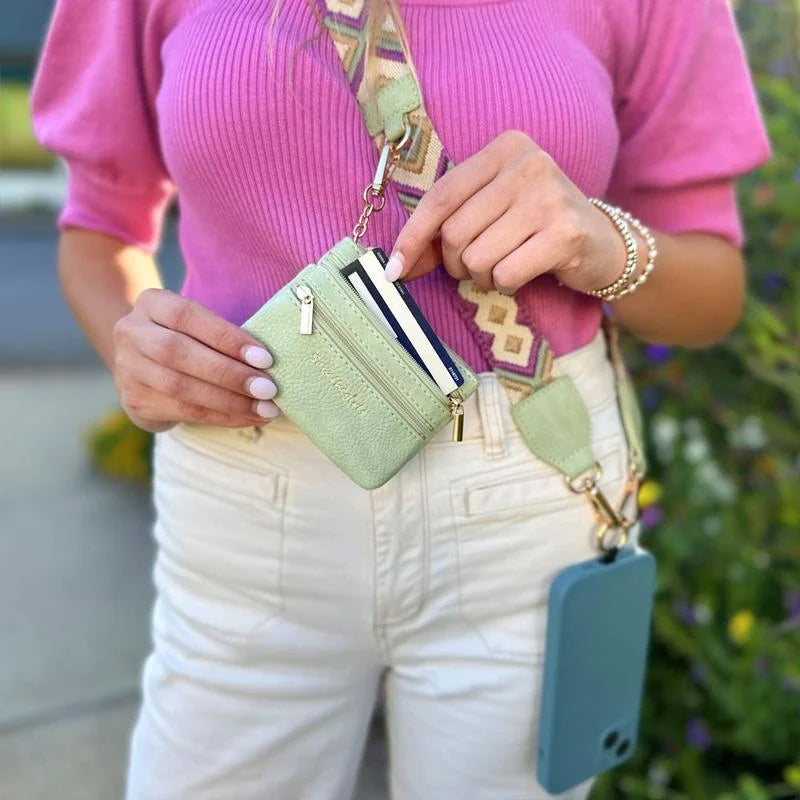 Icone™ PhoneStrap: Justerbar Crossbody Telefonrem Med Pouch