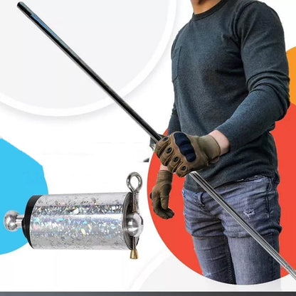 DefenseStick - Uttrekkbar Teleskopisk Metall Forsvarsstang