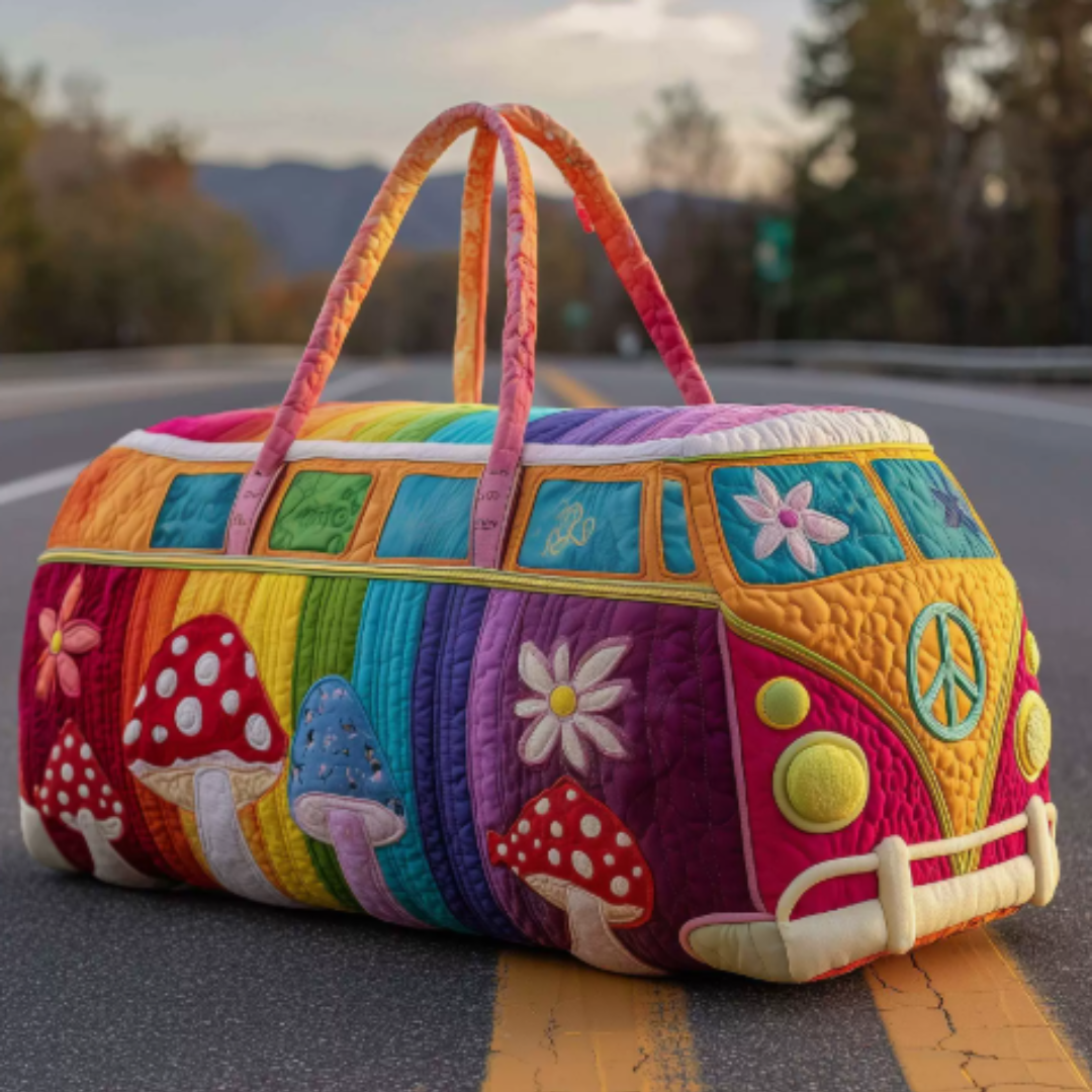 Icone™ DuffleBag: Levende Hippie Stil Multifunktionel Rejse Duffletaske