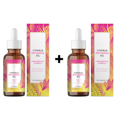 HairInhibitor 1+1 GRATIS: Cyperus Rotundus Fjernelse Og Vækstolie Hårinhibitor