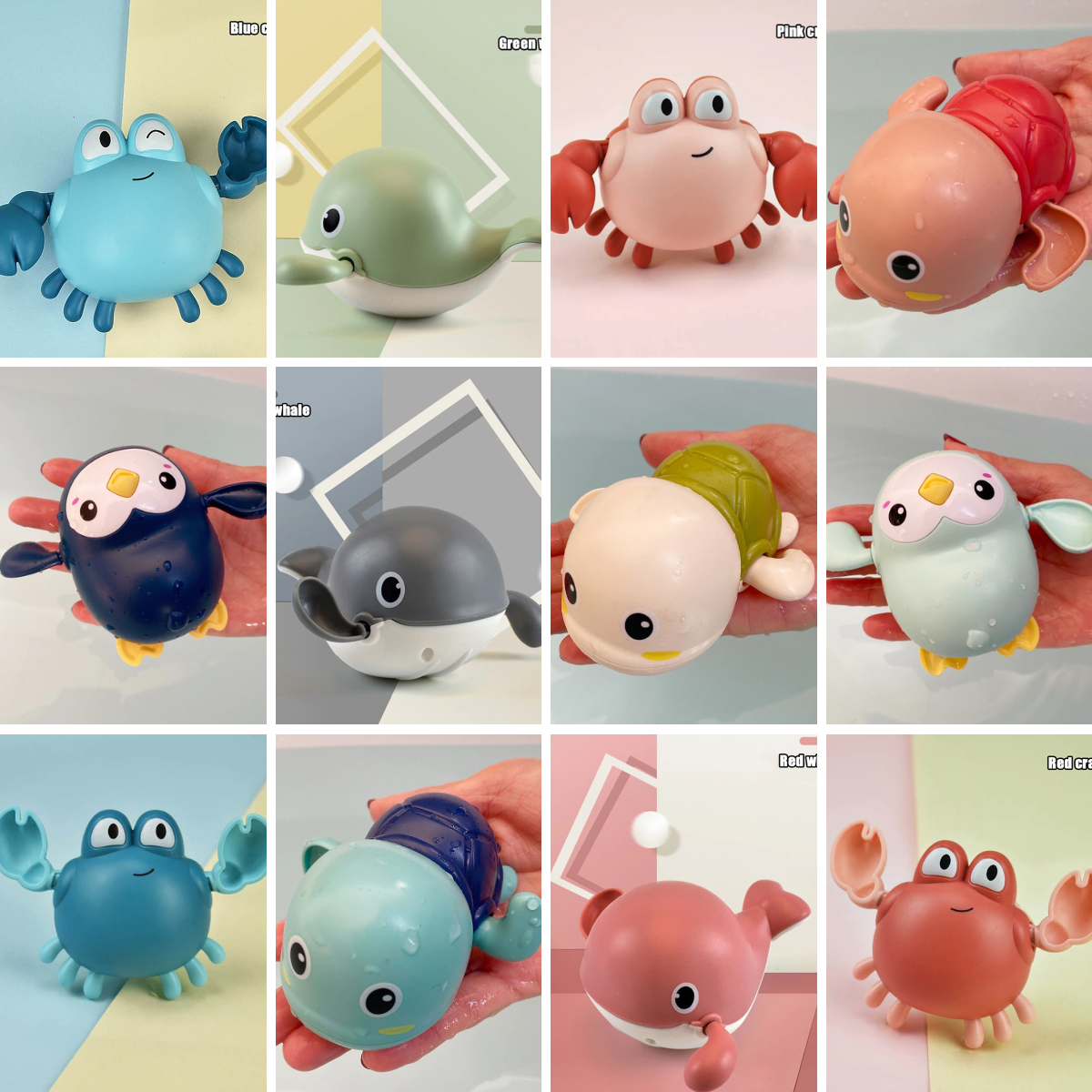 Kletshuts™ Bath Buddies - Svømmende Sjødyr