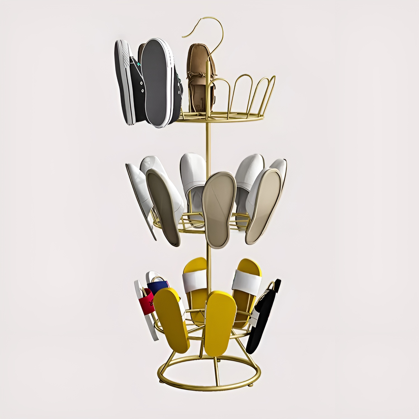 Globetrek° ShoeOrganizer: Stabelbar Vertikal Pladsbesparende Skoorganisator Stativ