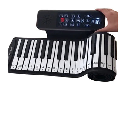 Kletshuts™ PortablePiano: Letvægts Musik Rul-Op Bærbar Klavertastatur