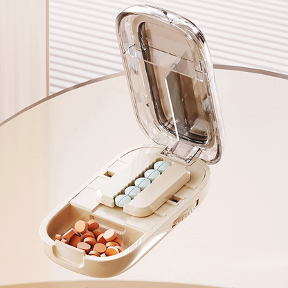MedicineCutter: Bærbar Pilledeler Præcis Tabletfordeler Medicinskærer