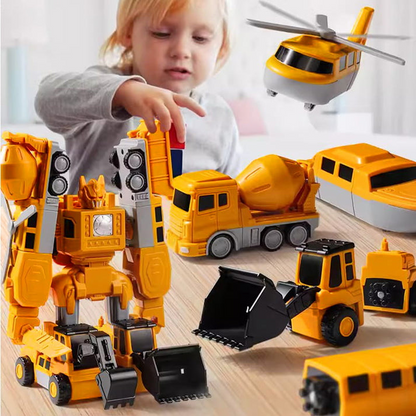 Kletshuts™ RobotBuilder – Magnetisk Transformerende Robot Bygger Og Kreativt Lærings Sæt