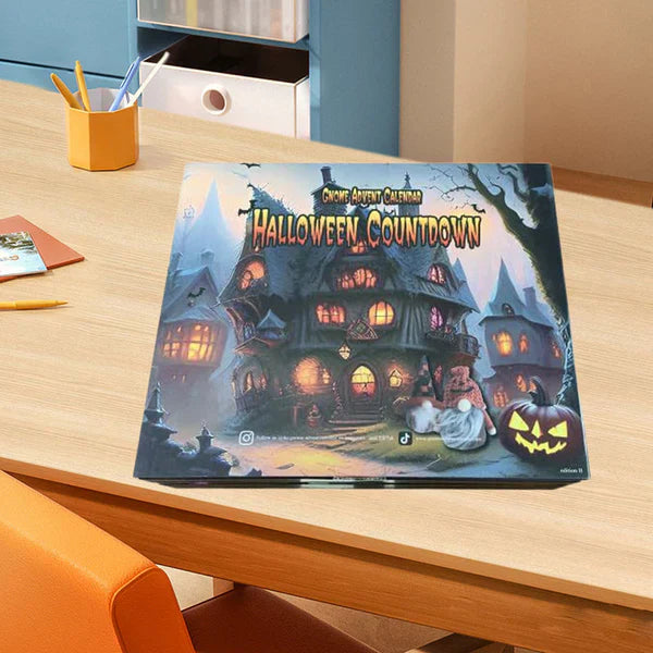GnomeCalendar - 2024 Halloween Nedtelling Og Christmas Adventskalender