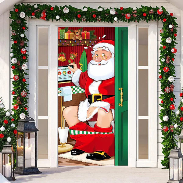 ChristmasDoor - Realistisk Juledekorasjon til Dør