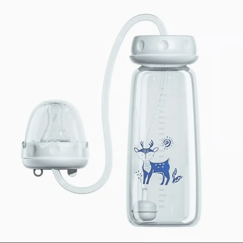 Kletshuts™ BabyBottle: Håndfri Nem-Fodrings Babyflaske Sæt