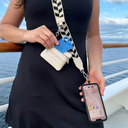 Icone™ PhoneStrap: Justerbar Crossbody Telefonrem Med Pouch