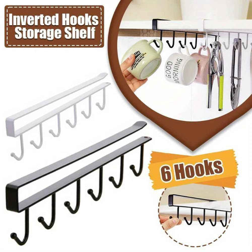 GlideHold® ShelfHooks 1+1 GRATIS: Hylle Opphengskroker Til Kjøkken Og Klesskap