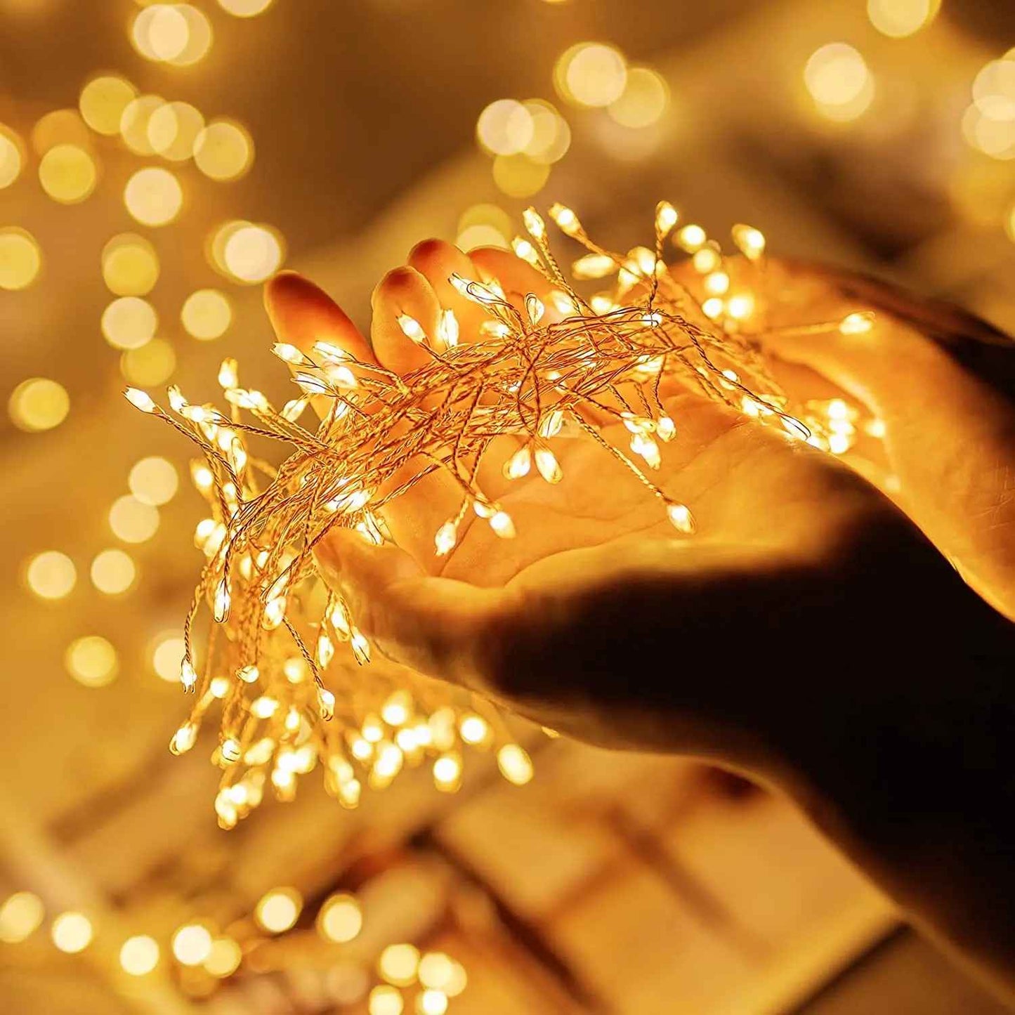 Ledsen™ FairyLights: Strålende Fyrverkeri Tråd LED Lyslenke Fe-lys