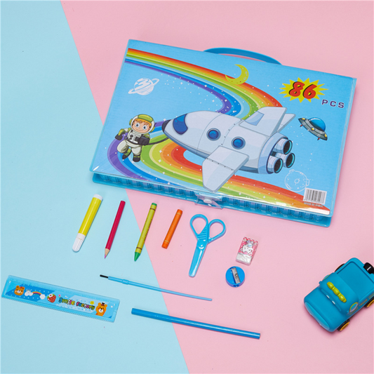Kletshuts™ ColoringSet: Fantastisk Bærbart Fargeleggingssett for Barn