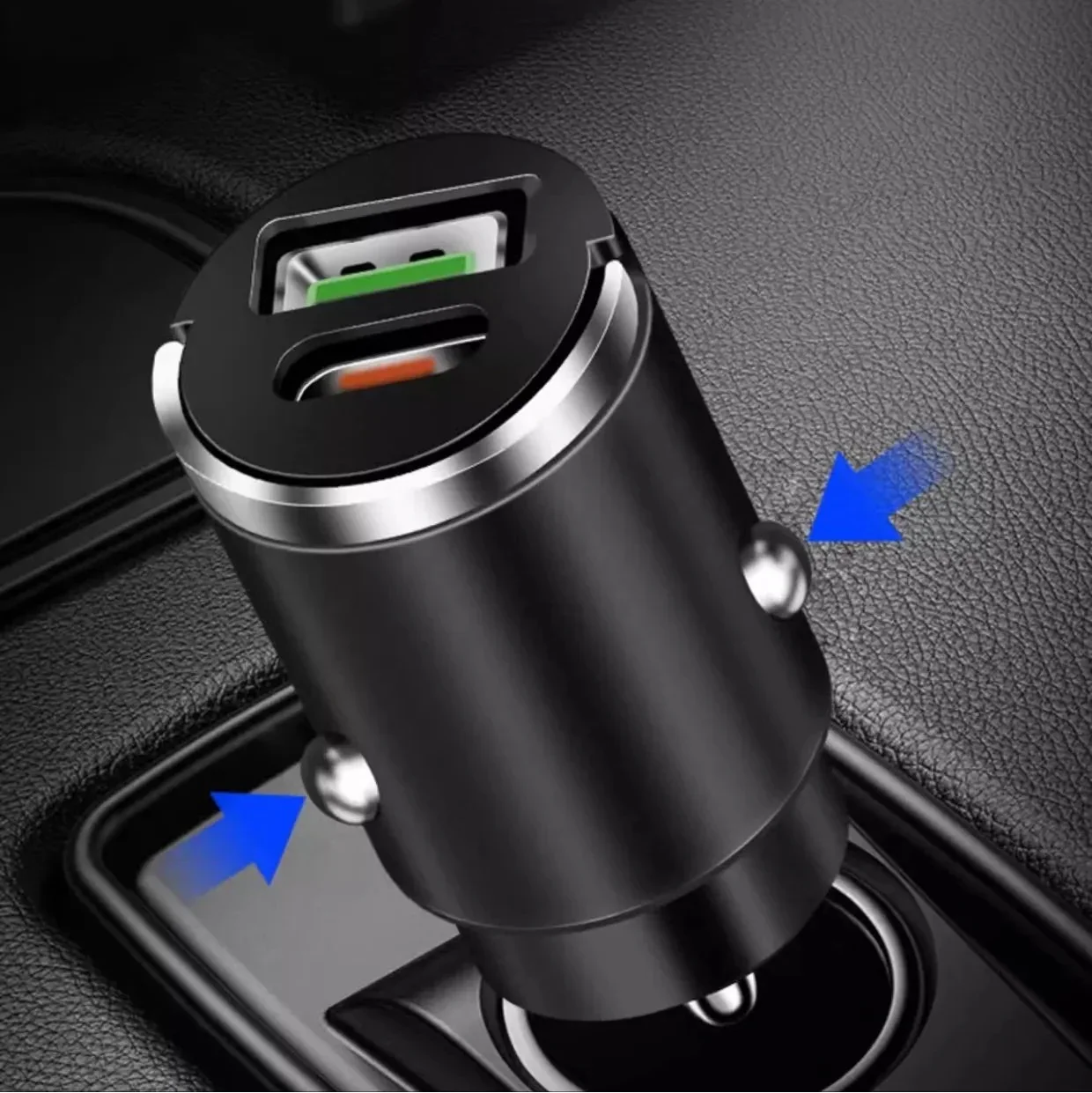 CarAdapter 1+1 GRATIS: Mini Universell Ladeadapter for Bil