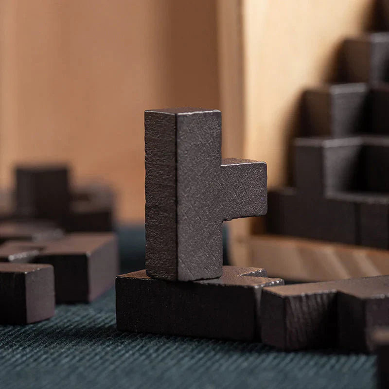 Kletshuts™ PuzzleCube: 3D Tre Rubrikker Puslespill Terning