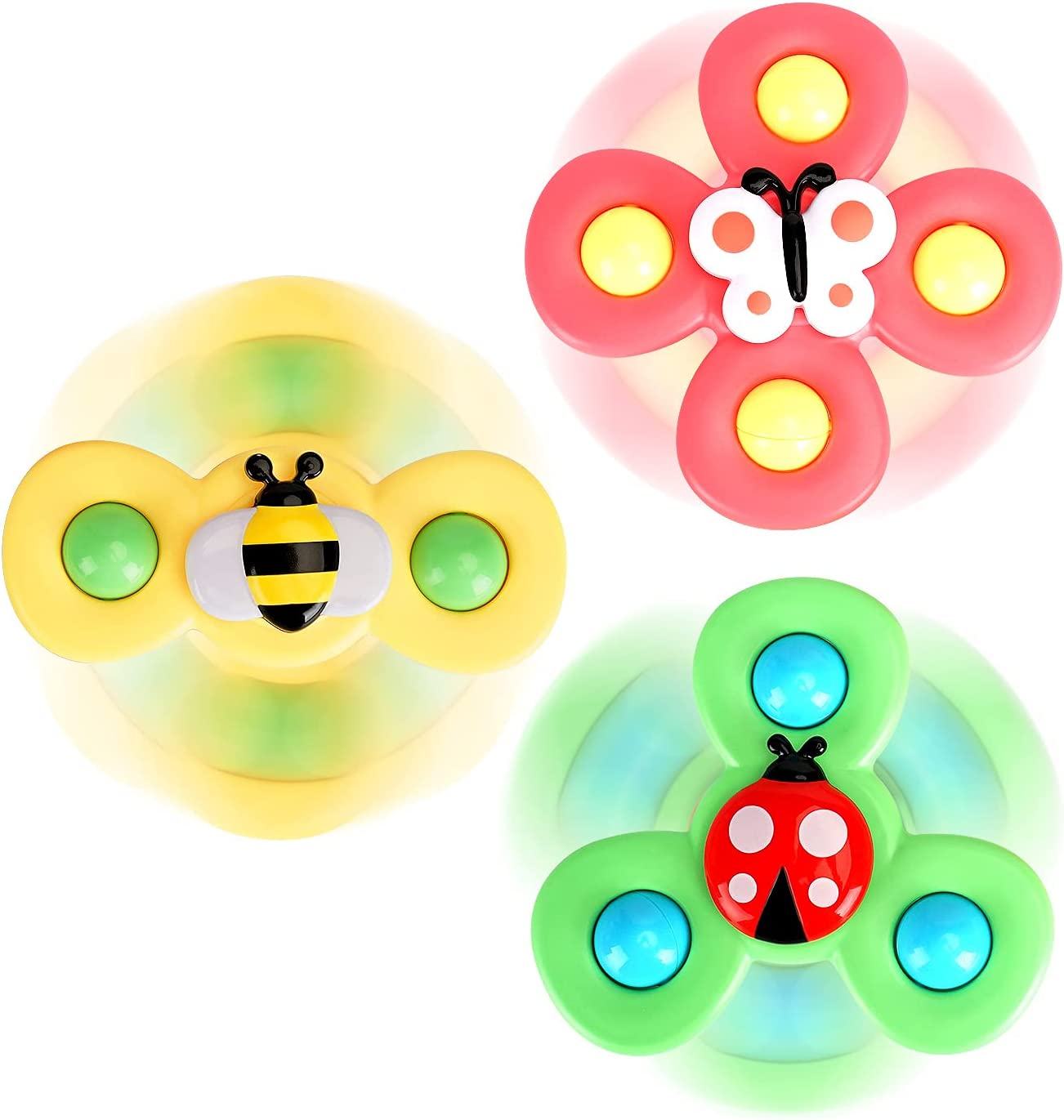 Kletshuts™ SpinnerToy – Mykt Sanseleke Med Sugefunksjon