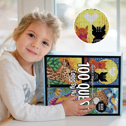 Kletshuts™ ColorQuest: 100 Oppgaver Farge Etter Tall Fargebok