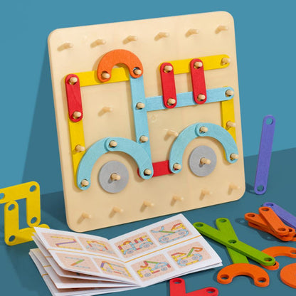 Kletshuts™ PuzzleBoard - Montessori Trepuslespill Platesett