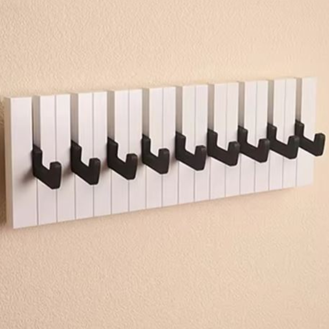 GlideHold® Piano Rack: Pianotangenter klesstativ i tre