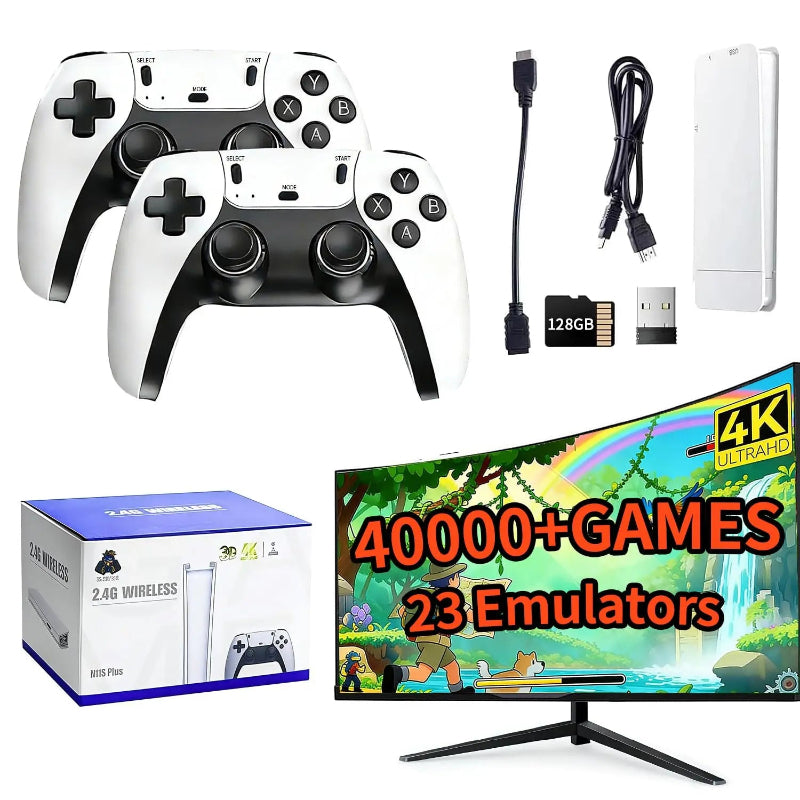 Kletshuts™ MiniConsole: Plug And Play HDMI Dobbelt Controller Mini Retro Spilkonsol